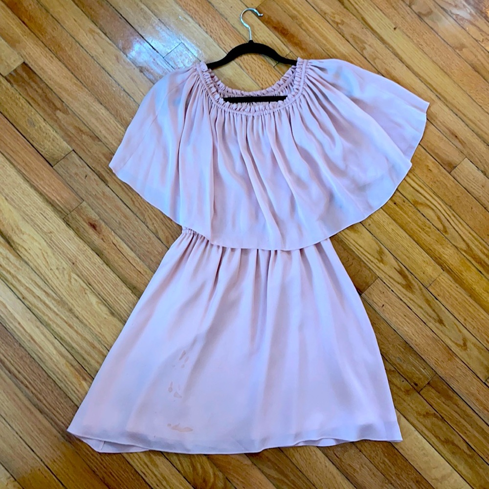 100% silk rose dress